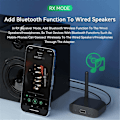 Pikkukuva 2 / 5: Bluetooth 5.3 Audio Adapteri 2-in-1 Lähetin Vastaanotin Ei Akkua