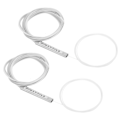 Miniatyrbilde 3 av 8: 2 stk PLC-splitter, bar fiber uten kontakt, enkeltmodus, strømstyring, datamaskintilbehør (1 x 8)