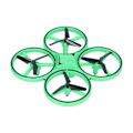 Miniatyrbilde 7 av 8: RC Mini Drone Gravity Sensor LED Light Quadcopter Barnelek med Dual Remote Control WatchGreen