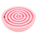 Miniatyrbillede 2 af 8: Balancerende labyrintlegetøj i lyse farver, halvcirkelformet, letvægts labyrintkuglelegetøj, hjernelege til børn, tidlig læring, pink