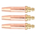 Pikkukuva 6 / 8: 3 kpl Propaanileikkauskärki Isobaarinen kaasupolttimen suutin liekkileikkauskoneeseen 0,9 mm 1,2 mm 1,5 mm