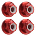 Miniatyrbilde 2 av 8: 4 stk. RC-bilmuttere i M4 aluminiumlegering, 4 mm indre diameter, tilbehør til fjernstyrt bil, 1/10