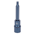 Miniatyrbilde 1 av 8: Socket Bit Hex Star Høy nøyaktighet S2 Legert stål Blueing Elektrisk skrutrekker Håndtak Verktøy150x6mm