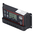 Miniatyrbild 5 av 8: Justerbar solcellsladdningsregulator Smart Power Generation Regulator 12V 24V 10ARöd