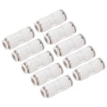 Miniatyrbillede 4 af 8: 10 stk lige reducerende konnektor Quick Release pnuematisk luftslangereduktion Rørfittings WhitePG6-4