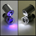 Miniatyrbillede 5 af 5: 60X Mini UV LED Belyst Juveler Lup