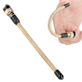 Miniatyrbillede 6 af 8: 16cm Professionel Holdbar Han BNC Fleksibel Fjederantenne UHF til ICOM IC-V9 Walkie Talkie Ham RadioGolden