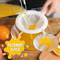 Miniatyrbild 4 av 5: 2 st Juice Filter Mesh 100 Mesh Filter Vin Filter Mesh Tratt Filter Mesh Mat Filter Sylt Sil Sylt Mat Filter Mesh