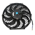 Miniatyrbillede 6 af 8: 12V elektrisk kondensator kølerventilator samling stille drift universel 12in til biler