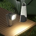 Miniatyrbillede 6 af 8: LED-læselampe ABS USB 90 graders foldbar 4000K 3-trins dæmpbar øjenbeskyttelse skrivebordslampe til soveværelse, arbejdsværelse, sovesal, kontor, grå