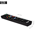 Miniatyrbilde 7 av 8: Svart fjernkontrollerstatning for Sony RM-ED058 TV
