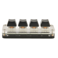 Miniatyrbilde 2 av 8: Programmerbart tastatur USB 4 nøkler Mini bærbart mekanisk tastatur HID DIY programmerbart tastatur RGB OSU spilltastatur