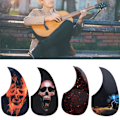 Miniatyrbild 5 av 8: 4 st akustisk gitarr plektrumskydd PVC skyddande plektrumskydd musikinstrument tillbehör