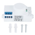 Miniatyrbillede 1 af 8: 5,8 GHz mikrobølgeradar sensor krop bevægelse auto detektor lyskontakt AC 220V-240V