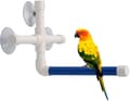 Parrot Shower Perch with Suction Cups, Bird Bath Platform, Shower Bath Toys