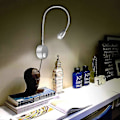 Miniatyrbillede 2 af 5: Læselampe, LED sengelamper vægmonteret sengelamper med aluminium natbelysning stik kablet væglampe, 200LM / 3000K / 3W / 110-240V AC, strålevinkel