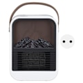 Miniatyrbillede 1 af 8: Elektriske pejsevarmere med imiteret flamme 1000W overophedningsbeskyttelse støjsvag bærbar rumvarmer til soveværelse EU-stik 220V