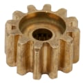 Miniatyrbild 1 av 8: 4305-0025-0012 servoväxel 12 kuggar i mässing 25 kuggar spline MOD 0.8 växelbyte servodelar