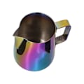 Miniatyrbilde 7 av 8: 380 ml rustfritt stål melkeskummende kopp blank fargerik spiss munn kaffe melkeskummende kopp for hjem kaffebar