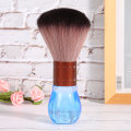 Miniatyrbilde 4 av 8: Bærbar myk fiber hårstøvrengjøring Feiende børste Hals Ansiktshårfjerner BrushBlue