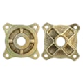 Miniatyrbild 5 av 8: 1 par 4-bult 24T splines bakaxel navhjul 25mm för 125cc 150cc 200cc Go Kart ATV Quad