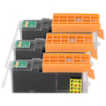 Miniatyrbillede 1 af 8: 3 stk. blækpatroner til printer, sort plast PGI-870 til Canon MG5780/TS6080/TS5080 25 ml