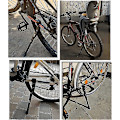 Miniatyrbillede 5 af 5: Aluminiums cykelstøtteben med unbrakonøgle og cykelklokke, universal justerbar støttefod til 24-27 tommer cykel