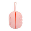 Miniatyrbillede 4 af 8: Makeup svamp etui åndbar blød bærbar silikone makeup blender holder til hjem rejse pink