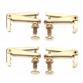 Miniatyrbillede 6 af 8: 4 stk holdbare legeringsfintunere strengjusteringsdele til 3/4 4/4 violin (guld)