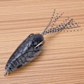 Miniatyrbilde 7 av 8: 2 stk kunstig froskeformet lokkeskjegg lokker agn med kroker fiskeutstyr tilbehør3#