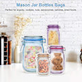 Miniatyrbild 4 av 5: 40-pack Mason Jar Ziplock-påsar för matförvaring