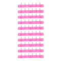 Miniatyrbillede 1 af 8: 10 stk. Bindekamme ABS 6 Huller Binderinge til Lærer Studerende Dokument Notebook Fremstilling Pink