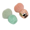 Miniatyrbillede 2 af 8: 2 stk håndholdt makeup børste Blødt blødt hår Kosmetisk skønhedsbørste til løs pulverblusher Rose Gold Lysegrøn
