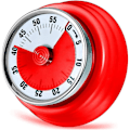 Miniatyrbillede 1 af 5: Magnetisk Mekanisk Køkken Timer, Ingen Batterier Krævet, Tidshåndtering Timer til Madlavning Tidsstyring