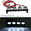 Pikkukuva 8 / 8: 4 LED-valonauha, kattovalot, lamppu, lisävarusteosa Axial scx10 Traxxas trx‑4 RC-autoon (valkoinen)