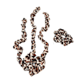 Miniatyrbillede 6 af 8: Varmefri hårkrøllemaskine med scrunchie Varmefri krøllestang pandebånd Sovende hårruller Stylingværktøj Leopardprint
