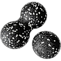 Miniatyrbild 1 av 5: 2 st Massageboll Set, Jordnöts Duo Massagebollar, Duoboll 8cm 16cm, För Själv Myofascial Triggerpunktsbehandling -CHSZ