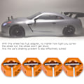 Miniatyrbilde 7 av 8: 12mm Universal Wheel Hex Hub Adapter for HSP Sakura 1/10 Scale RC Car (5mm, Golden orange)