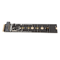 Miniatyrbild 3 av 8: M.2 SATA NGFF expansionskort SATA3.0 6Gbps Plug and Play KEY M NVME expansionskort för moderkort