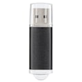 Miniatyrbilde 1 av 8: USB-minnepinne med transparent deksel, svart, bærbar lagringsminnepinne for PC-nettbrett, 128 GB