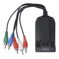 Miniatyrbilde 7 av 8: Z10AS RGB Komponent HDMI-kompatibel Video R/L Lyd til YPBPR Konverter Adapter Plug and Play