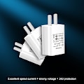 Miniatyrbilde 2 av 5: 5V 1A USB-laderadapter strømforsyning bærbar USB-vegglader