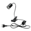 Miniatyrbilde 1 av 6: Justerbart reptilvarmelampestativ med 360° rotasjon - EU-plugg 220V
