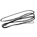 Pikkukuva 8 / 8: 12 säikeen jousipyörän jousen vaihtojousi Recurve-jouselle American Hunting Bow -tarvikkeet 68 tuumaa