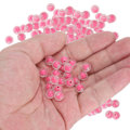 Miniatyrbillede 8 af 8: Harpiksperler DIY Håndlavede Smykkefremstillingsmaterialer Armbåndsmateriale Tilbehør 8mm MFrosted Rose Red