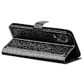 Miniatyrbild 4 av 5: För Oppo A38 4G Plånboksfodral Telefonskal Litchi Textur Ställ Läderfodral Zekai Röd Stil C Oppo A38 4G