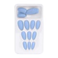 Miniatyrbillede 1 af 8: 24 STK falske fingernegle Lang tryk fuld dækning Fake Color Art Nails til DIY Nail Art SalonF131
