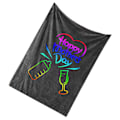 Miniatyrbilde 3 av 5: Hjemmekast teppe hudvennlig polyester trykt dekorativt teppe for soving lur 100x120cm / 39.4x47.2in