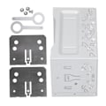 Miniatyrbillede 6 af 8: 2 Din Universal Radio Ramme Aluminiumlegering Stereo Audio Installationsfascia Passer til B5/MK3/MK4