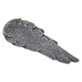 Miniatyrbillede 5 af 8: Englevinger kæledyr gravsten vandtæt personlig DIY kæledyr mindesten markør til katte og hunde Rock Grey